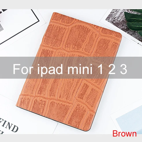 Essidi для ipad mini 5 4 3 2 1 кожаный чехол Smart Wake Sleep подставка для планшетного компьютера защитный чехол рукав для ipad mini 1 2 3 4 5 - Цвет: For mini 1 2 3
