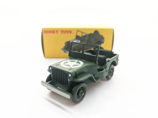 DINKY 1:43 JEEP военный зеленый сплав модель автомобиля металлические литые игрушки