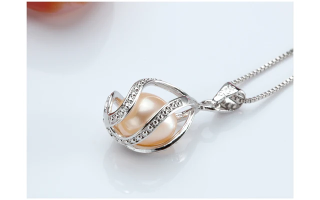 925 Sterling Silver Pearl Cage Pendant Blank  925 Sterling Silver Pendant  Base - 925 - Aliexpress