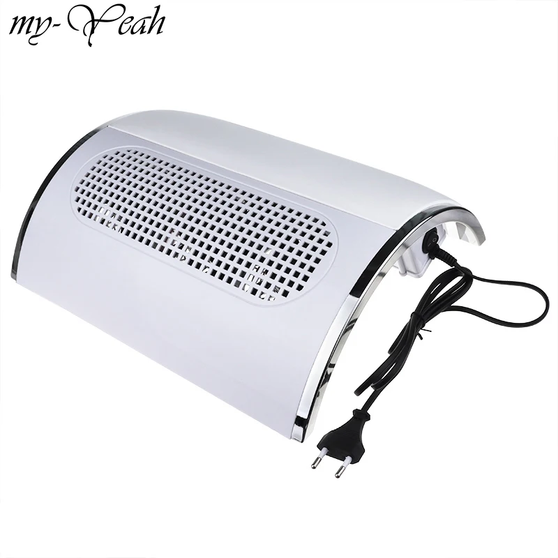 

Nail Dust Collector UV Gel Polish Dust Suction Vacuum Cleaner Nail Art Powerful 3 Fans Leather Manicure Machine
