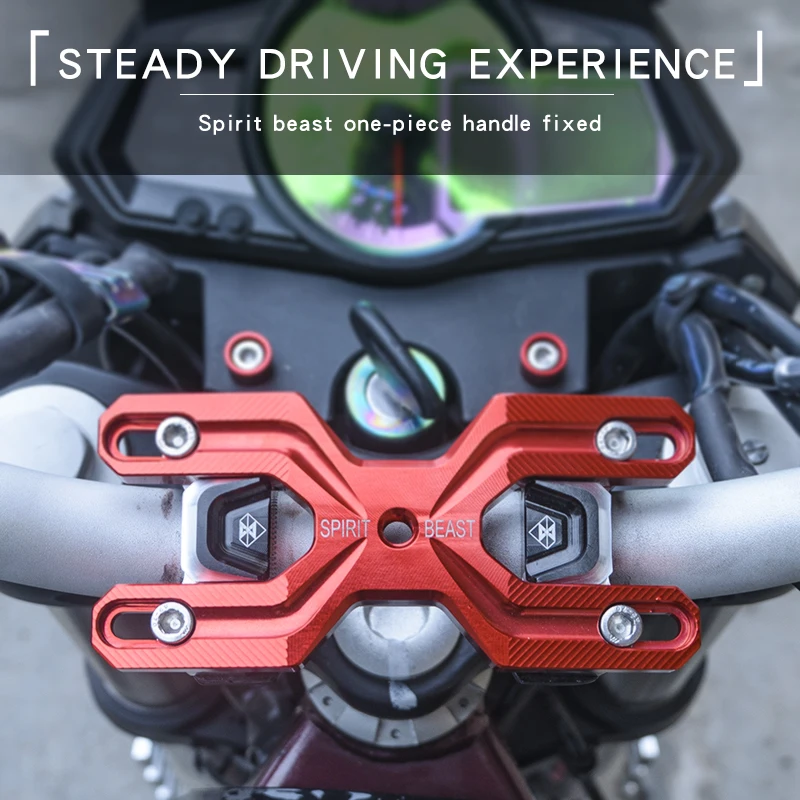 Крепление на велосипедный руль мотоцикла блок аксессуары Huanglong 300 модифицированный TNT150 держатель приспособление мотоцикл Стайлинг дух зверя