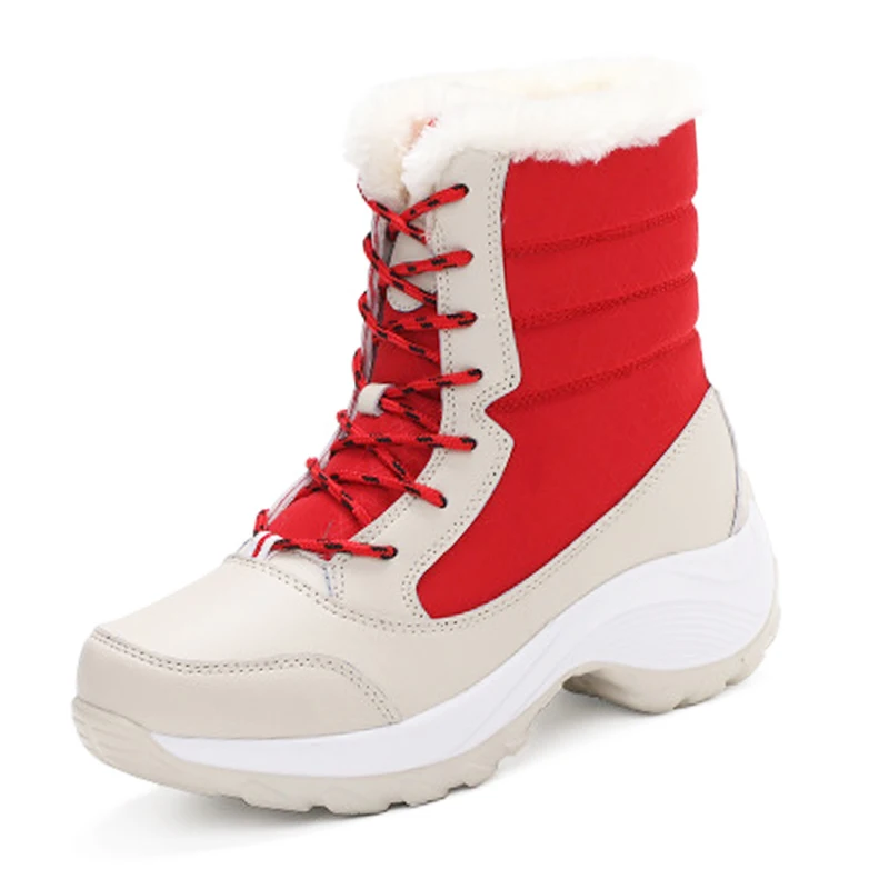 

Sneakers Winter Boots Women Snow Boots Father-Son Waterproof Winter Thick Boots Fur Platform Boots Non-slip and Warm Comfortable