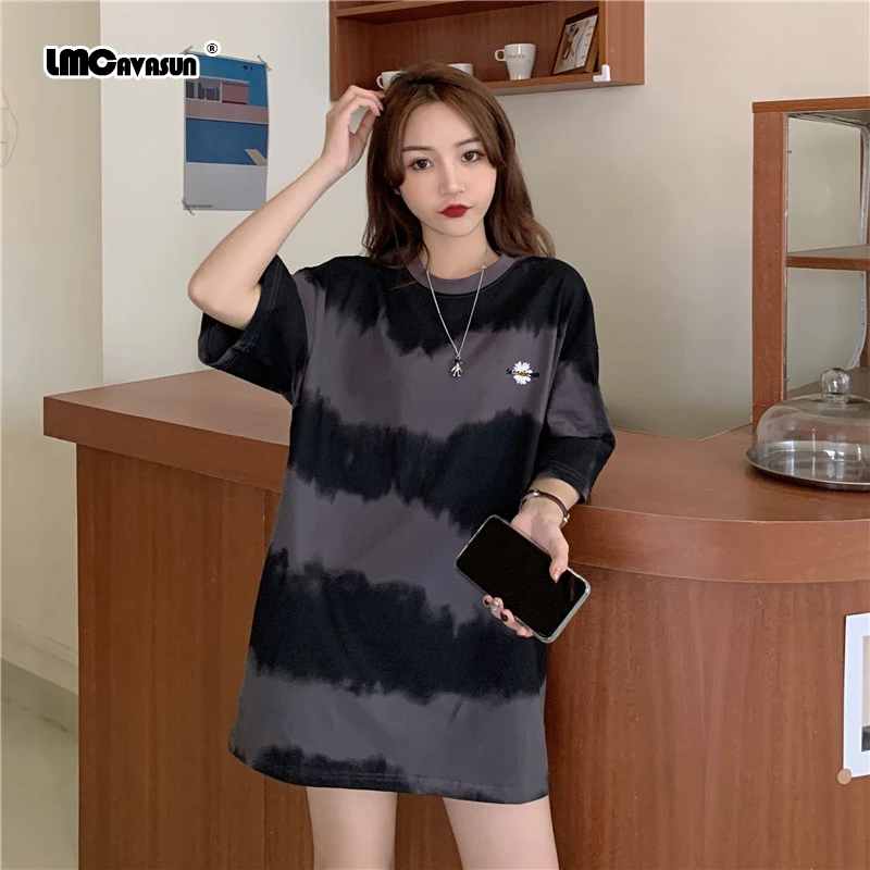LMC/ 2020 летняя футболка одежда для пар Harajuku эстетичная уличная Roupas корейский стиль