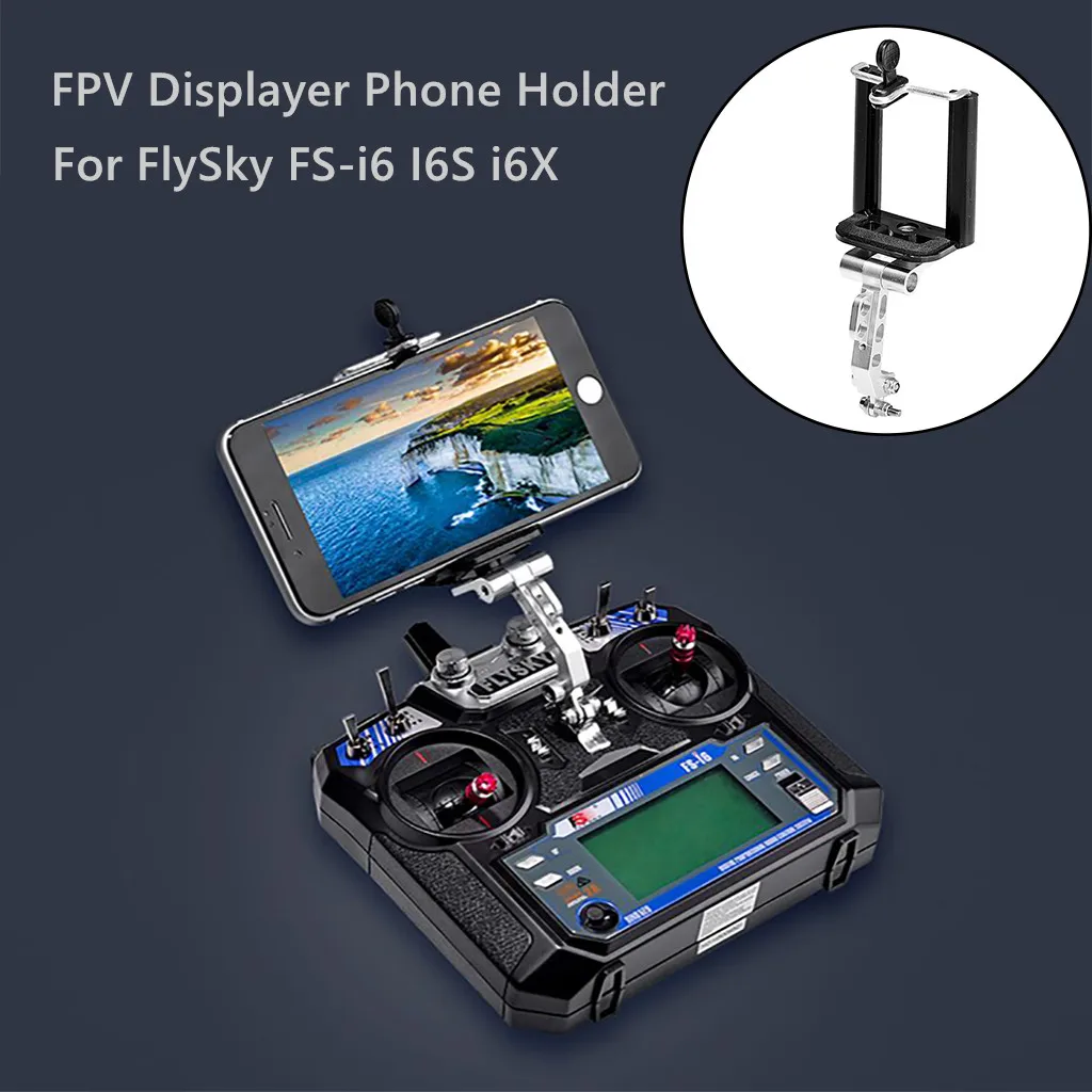Держатель для телефона FPV Displayer с фиксированным креплением для FlySky fs-i6 I6S i6X