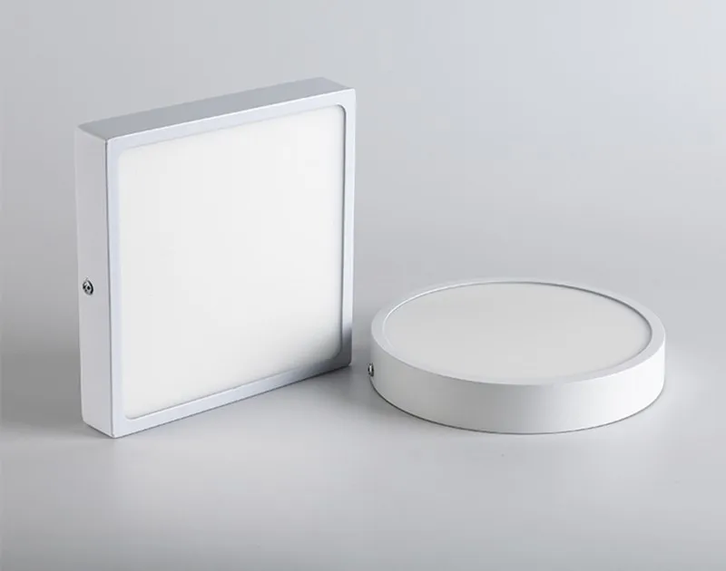 1pc  Surface Mounted LED Panel Light bulb Round Square 5W/8W/16W/22W/30W LED Ceiling lamp Lights LED Downlight AC110v-220V