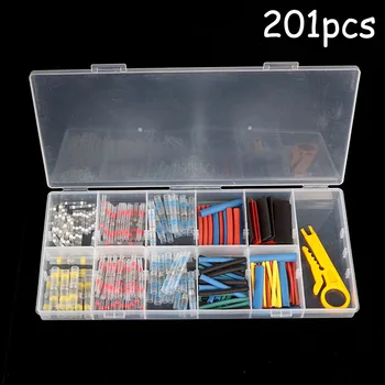 

Suitable For Cars Terminals&Heat Shrink Tube Set Vans Motor Homes 201pcs Durable And Practical To Use