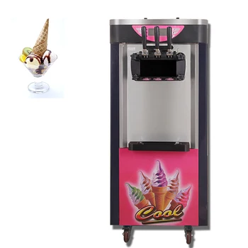 

The most popular vertical ice cream machine 26L / H three-flavor soft ice cream machine commercial ice cream machine 110V / 220V
