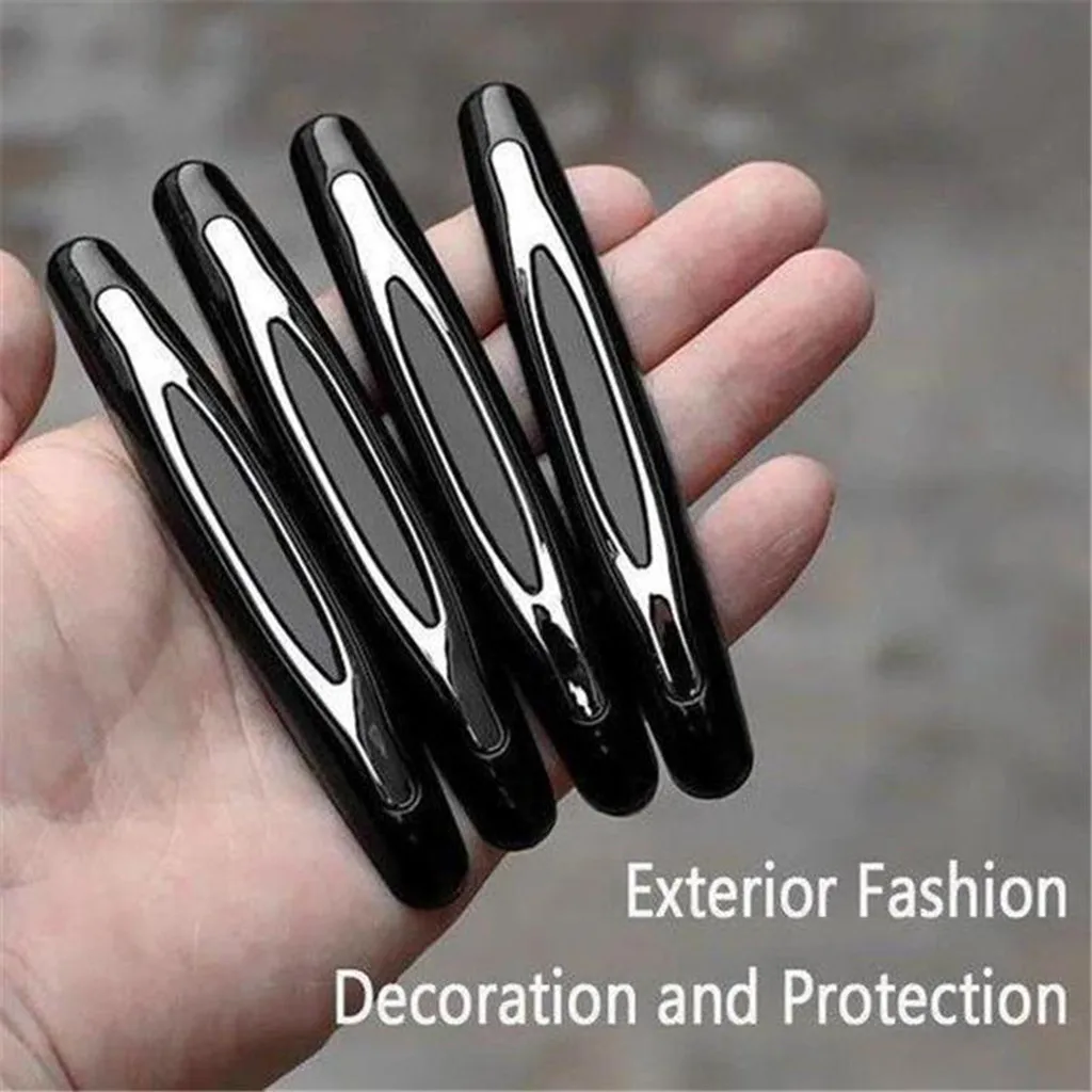 

4PC Car Anti-Collision Strip Car Door Guard Protector Door Edge Trim Guard Styling Decor Bumper Strips