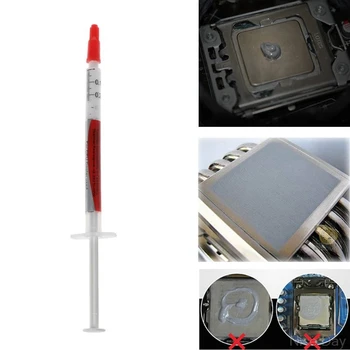 

10Pcs HY410-TU0.5A Thermal Grease Paste Compound CPU HeatSink Processor GPU Cooling Silicone Thermal Paste Scraper Ju05 20