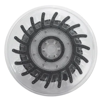 

Elegant Universal LED Shower Head Temperature Controlled Hotel Auto Changing Modern 3 Colors Sprayer Round Home Electroplating