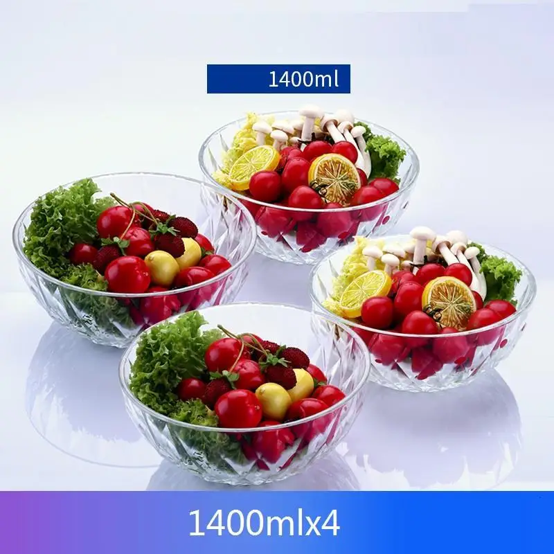 Version M Контейнер для салата Tazones Baby Saladeira Кокосовая тарелка обеденный набор фруктов лапша столовые приборы посуда столовая посуда Frutero стеклянная чаша - Цвет: Version M