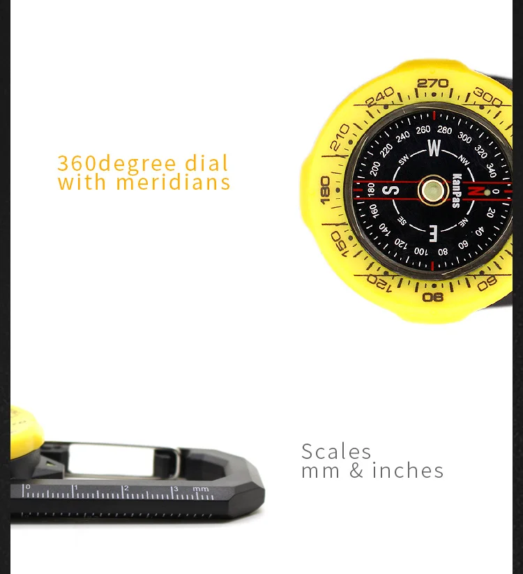 Durable carabiner outdoor compass for navigation0