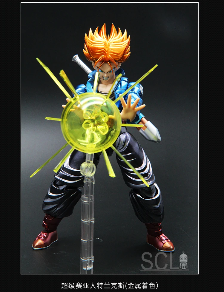 Японское аниме Bandai 1/100 Dragon Ball trunks 18,5 см ПВХ металлическая раскраска Сборная модель Рождественский подарок экшн игрушка фигурки
