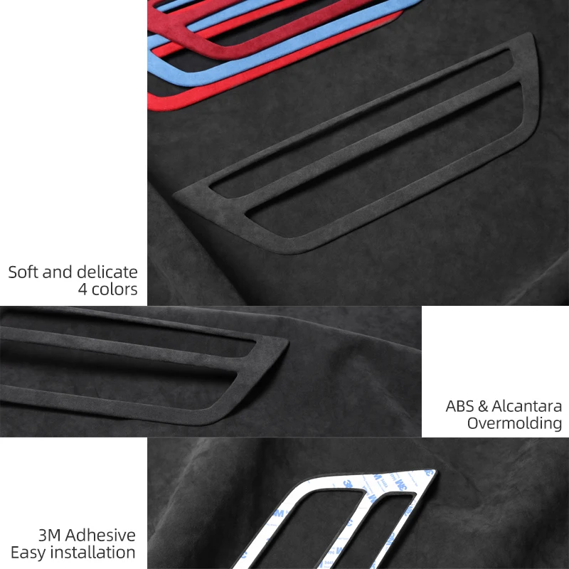 Alcantara Wrap For BMW G11 G12 Series 7 2016-2023 Center Console Interior  Gear Shifter Panel Cover Trim Sticker Car Accessories