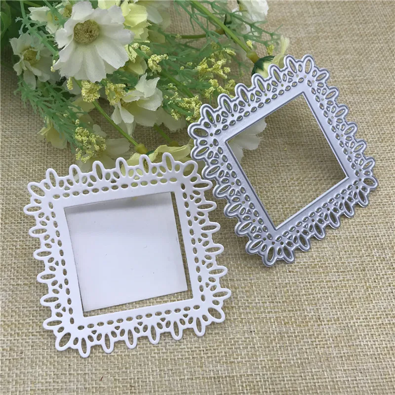 

Lace background Metal Cutting Dies Stencils For DIY Scrapbooking Decorative Embossing Handcraft Die Cutting Template