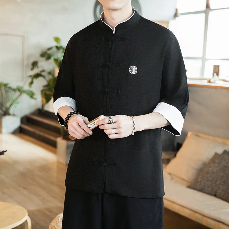 Japanese Kimono Samurai Costume Men Print Yukata Coat Harajuku Style Shirt Japan Male Traditional Embroidery Haori Cardigan japanese kimono cardigan japanese kimono japanese kimono shirt