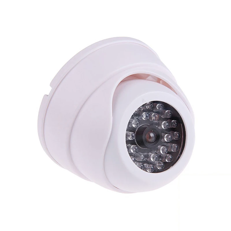 

Dummy Fake Surveillance Security Dome Camera with 30 Flashing LED Light SL SS