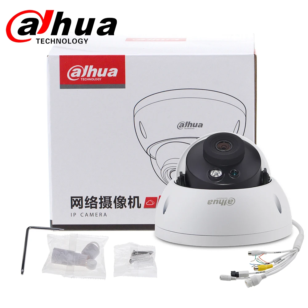 Dahua IPC-HDBW4433R-AS 4MP CCTV IP камера Поддержка IK10 IP67 аудио вход/выход и сигнал тревоги порт PoE камера ИК 30 м WDR безопасности