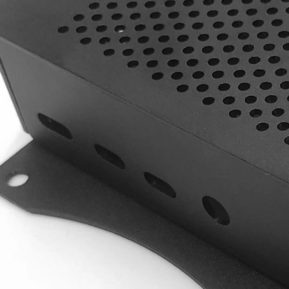 Для Raspberry Pi 4B Алюминий Чехол черный металлический корпус Коробка Чехол черный корпус для RPI 4 Модель B RPI 4B чехол