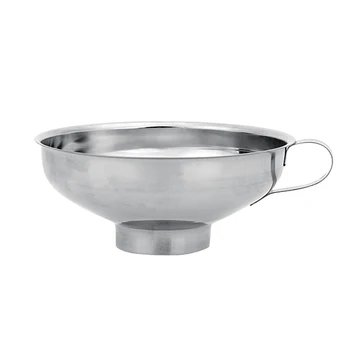 

Stainless Steel Wide Mouth Funnel Canning Hopper Filter Food Pickles Jam Funnel Kitchen Gadgets Cooking Tools