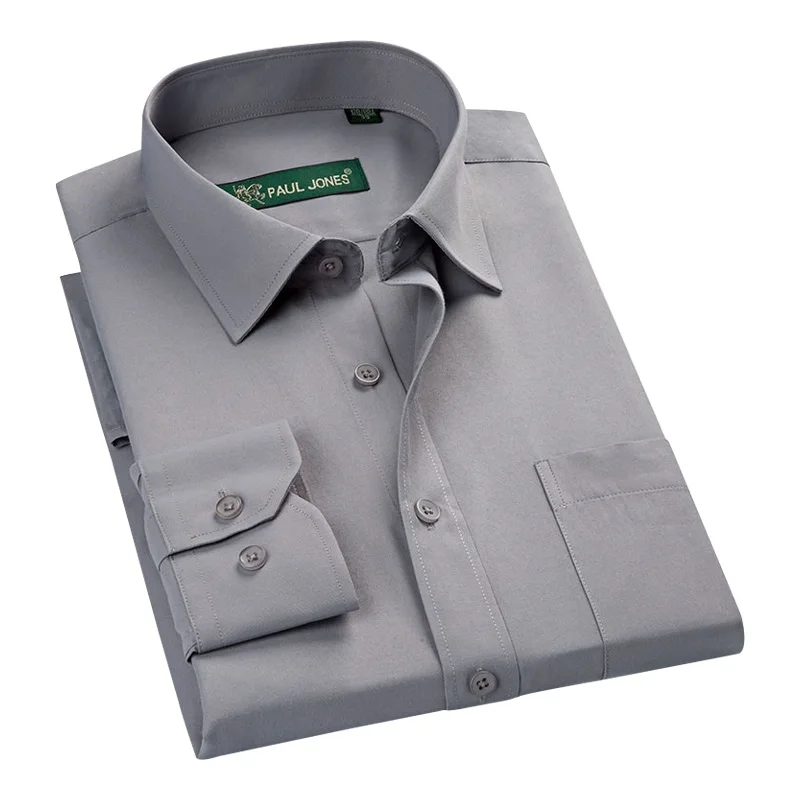 2020 New Arrival Spring Men Shirt Long Sleeved Solid Twill Dress Shirts Male Formal Work Shirts Brand Clothing 17 Colors DA160 2020 New Arrival Spring Men Shirt Long Sleeved Solid Twill Dress Shirts Male Formal Work Shirts Brand Clothing 17 Colors DA160