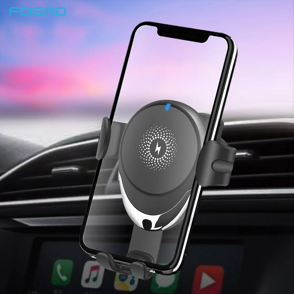US $7.89 38% OFF|FDGAO Car Mount Qi Wireless Charger For iPhone 11 Pro XS Max X XR 10W Fast Charging Air Vent Car Phone Holder For Samsung S10 US $7.89 38% OFF|FDGAO Car Mount Qi Wireless Charger For iPhone 11 Pro XS Max X XR 10W Fast Charging Air Vent Car Phone Holder For Samsung S10