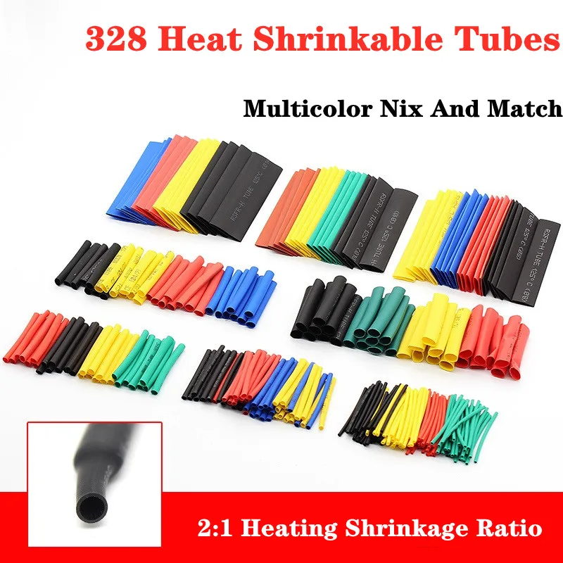 Heat Shrink Tube IN 10 Sizes Dispenser Sold by the Meter Shrink Tubes 2:1 