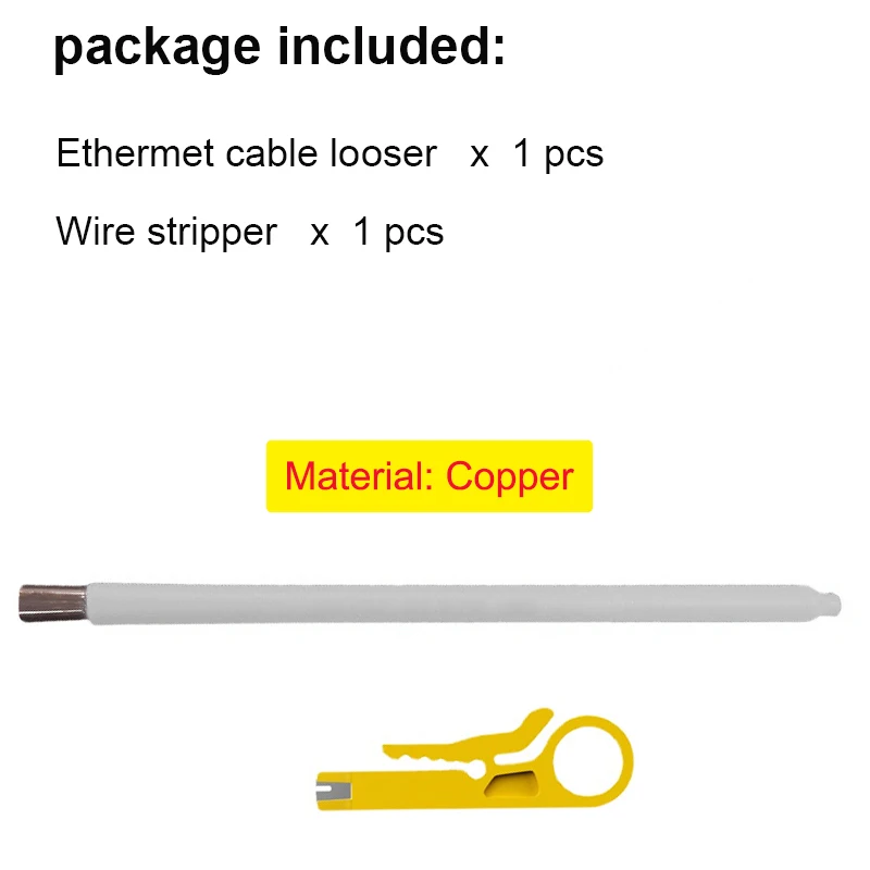 lan wire tester xintylink Network engineer tools Networking wire looser for CAT5 CAT6 Ethermet cable looser twisted wire core separater lan network wire tester Networking Tools