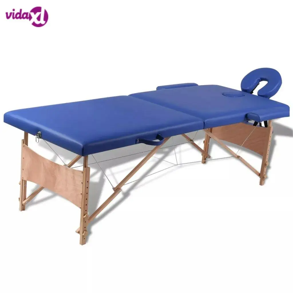 Imagen de VidaXL Folding Beauty Bed 186 X 68 Cm Professional Portable Spa Massage Tables Foldable With Bag Salon Furniture Wooden V3