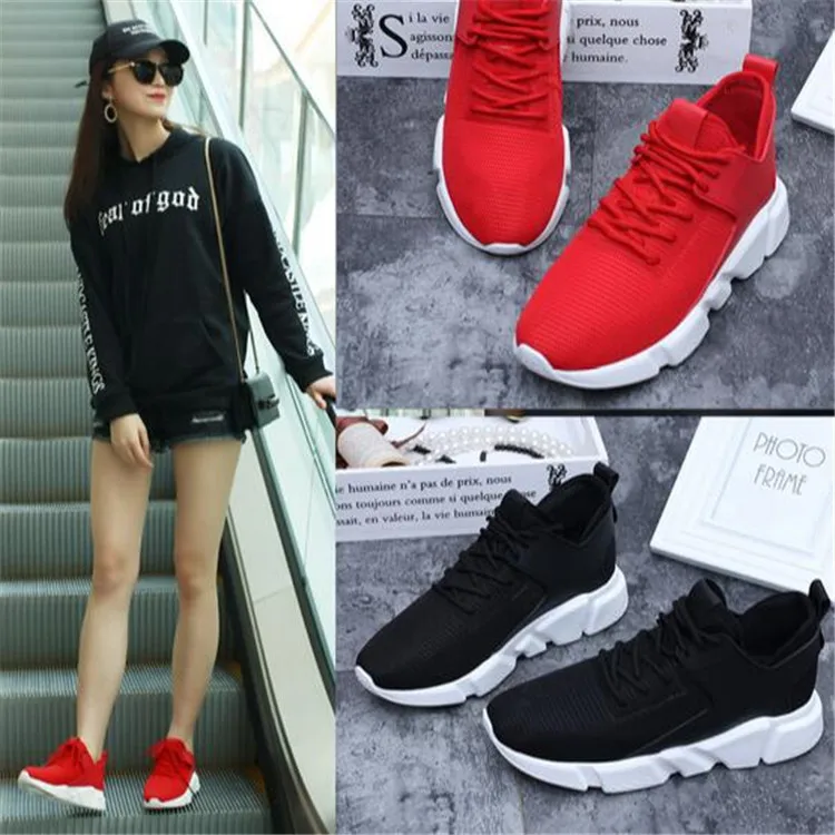 

2019 New Style Autumn WOMEN'S Shoes Single-Style Athletic Shoes Running Fitness Shoes Low-top Shoes Couples Social Shoes Hundred