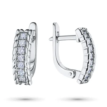 

Earrings made of white gold with diamond e0901sg04154900