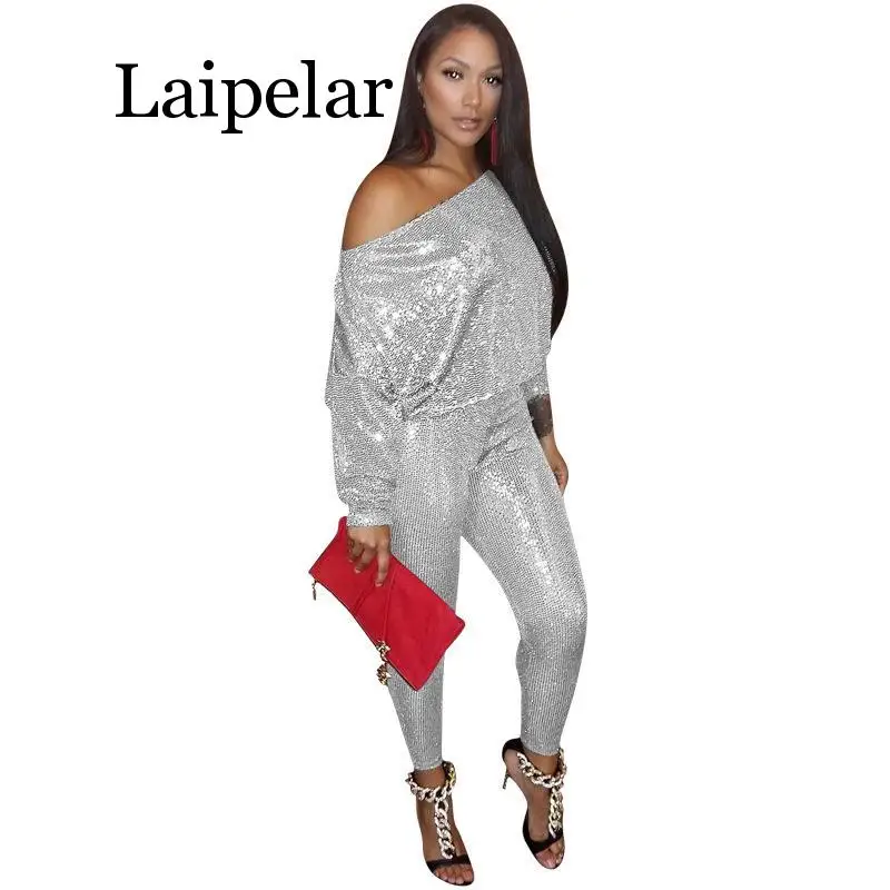 Great High Waist Sweat Suits Women Tracksuit Two Piece Set Off Shoulder