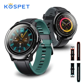 

KOSPET Probe IP68 Waterproof Smart Watch Men Full Touch Round Screen Heart Rate Blood Pressure Monitoring Smart Watch Men Women