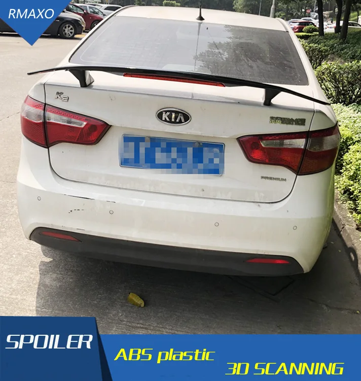 Спойлер для Kia Rio спойлер из АБС-материала заднего крыла автомобиля задний