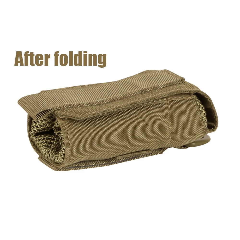 Molle сумка для бутылки воды 1000D Тактический складной чайник пакет Военная дампа капля мешок Открытый гидратации Перевозчик для кемпинга Пешие прогулки