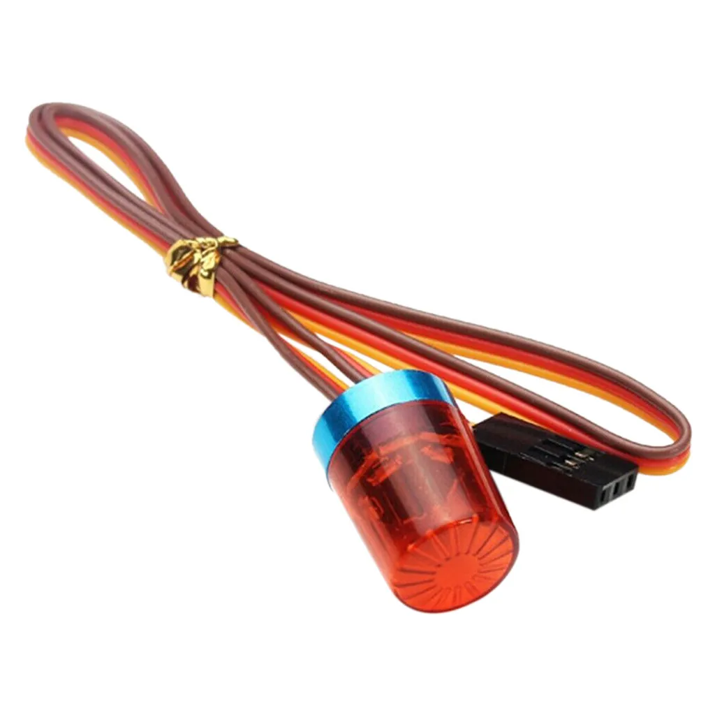 

RC Car LED Rotating Beacon Light Flashing For Trucks Crawlers Model Toy Accs New police beacon light Degree Rotation Demo W819
