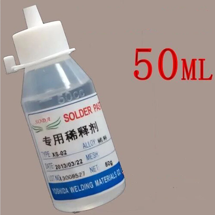 soldering copper wire Universal SMT Solder paste thinner Specially used for  tin solder paste plasma dilution SD-528 SD-318 SD-520  50ml face shield welding