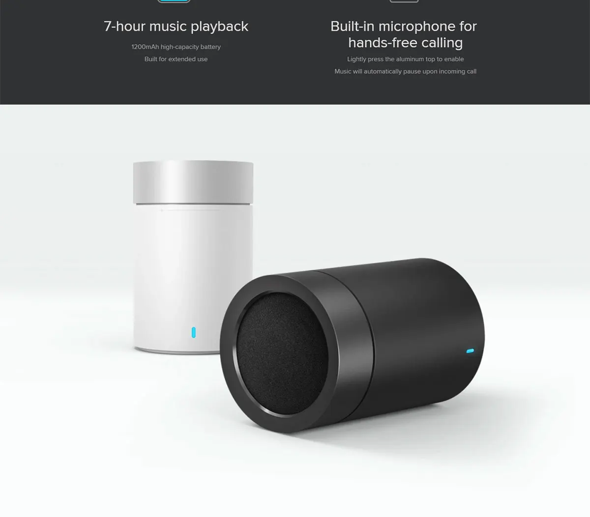 Xiaomi mi bluetooth карманный динамик II 2 металлик Портативный беспроводной мини-динамик бас громкой связи сабвуфер с mi c