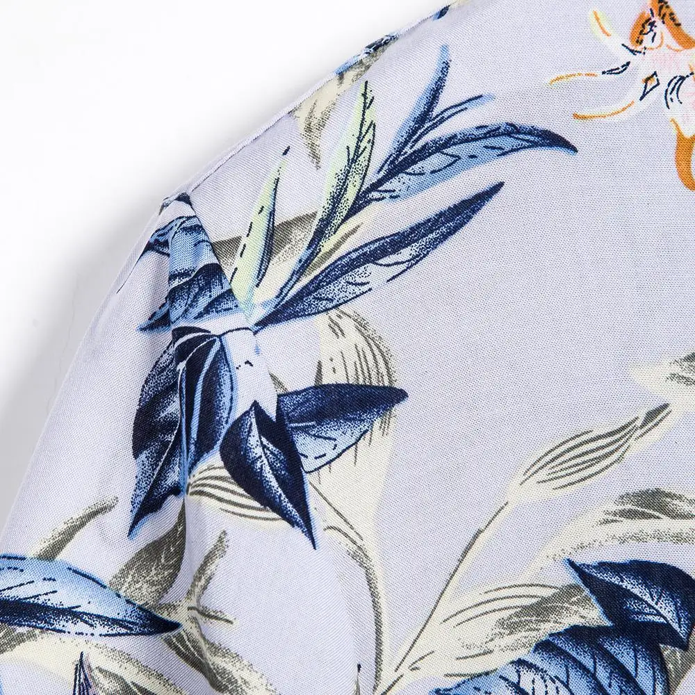 Adisputent Men's Summer Hawaiian Shirts - Funny Print, Short Sleeve, Casual Button-Down, Turn Down Collar image 6