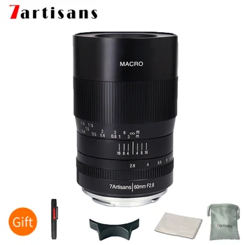 

7artisans 60mm f2.8 1:1 Magnification Macro Lens Suitable for Sony E-mount Canon EOS RF Fuji M43 Nikon Z Mount Mirrorless Camera