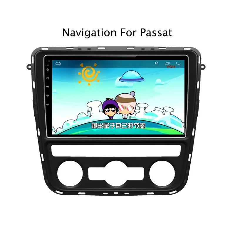 Top 9Inch Android 8.1 Car DVD GPS Navigation Player For VW Passat 2011-2015 4G LTE with SIM Card Slot 2DIN Car Radio Stereo 5