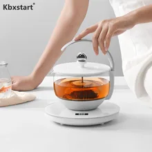 Kbxstart 220 В Электрический чайник автоматический чайник бытовой стеклянный нагреватель жидкости Lntelligent сенсорный экран управление 500 мл
