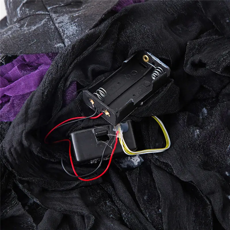 Ghostly Pendant Scary Witch Pendant Halloween Bar Decoration Sound Control Pointer Deuce Pendant Scary Witch Pendant@25