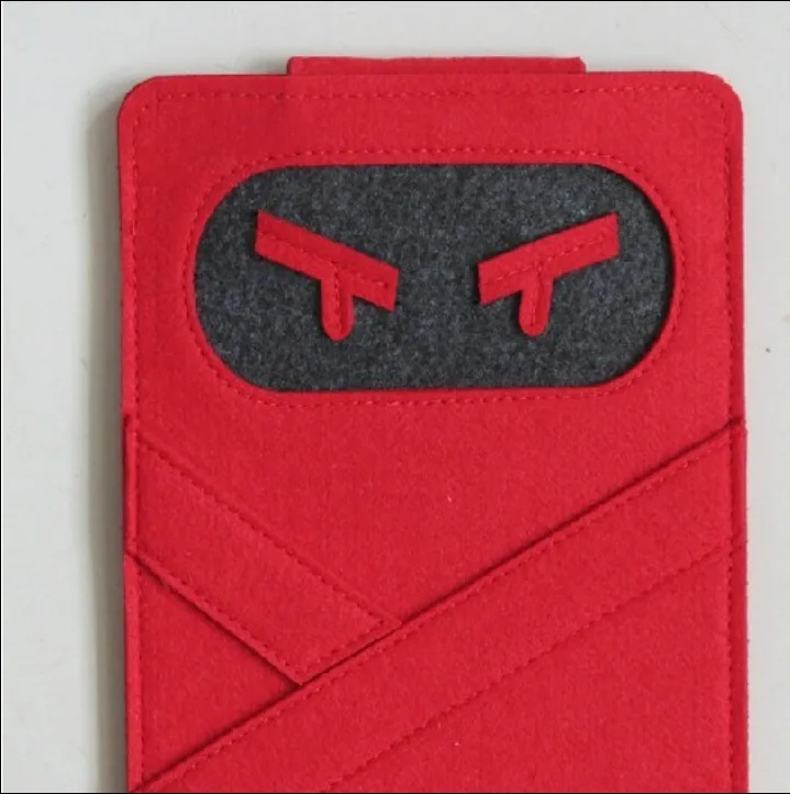 

Angry Ninja Felt Computer Bag MacBook Pro Air11 13-Inch 15-Inch Sleeve Wool Felt Protection