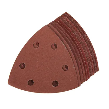 

Hook & Loop Triangle-Sheets 90mm 10pce 4 x 60, 2 x 80, 120, 240G