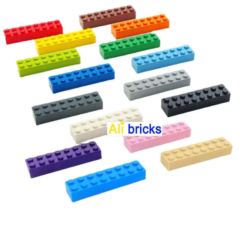 

5pcs/lot DIY Blocks Building Bricks Thick 2X8 Educational Assemblage Construction Toys for Children Size Compatible With 3007