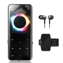 Jogador de música de 8gb 16gb 32gb com leitor de música de rádio fm chave de toque jogador de alta fidelidade mp4 walkman
