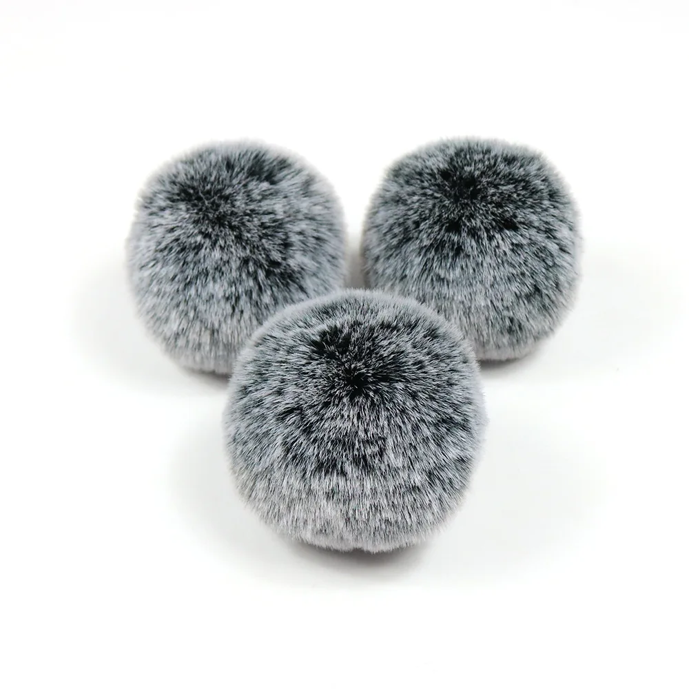 mens skully hat 6Pcs DIY Aritificial Faux Rabbit Fur Pompom Balls Fur Pom Pom For Hats Cap Scarf Keychain Sewing Crafts Accessories  6/7/8/10cm plain skully hats Skullies & Beanies