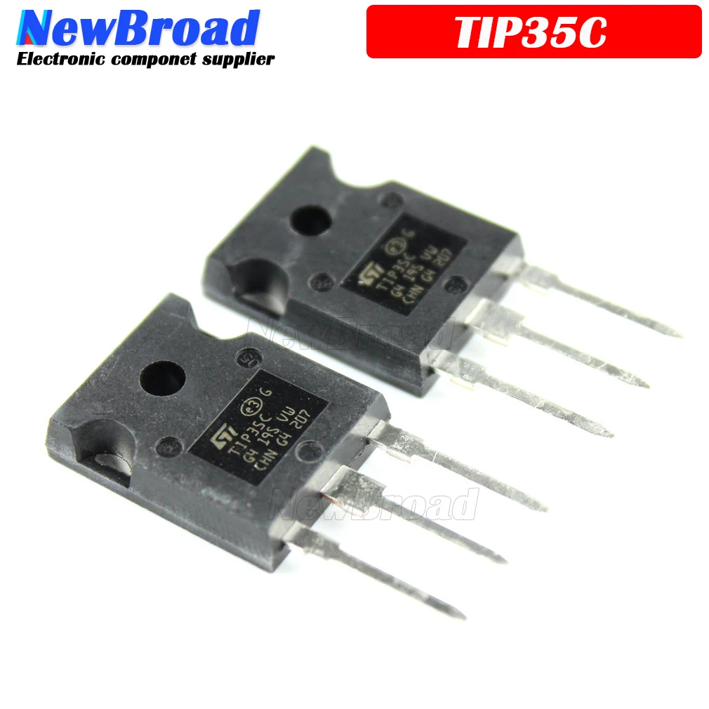 10x TIP35C ST Power Transistors – TO-247 Package (New, Unbranded/Generic)