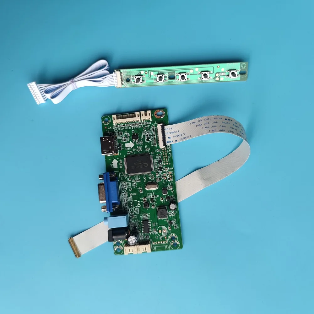 

Для планшетов управления, плата управления EDP HDMI-совместимая с 30-контактным светодиодным экраном, экран EDP 1920X1080, комплект 15,6 дюйма, драйвер VGA монитора, ЖК-дисплей, сделай сам